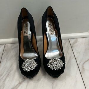 Badgley Mischka Jeannie 8.5 Black